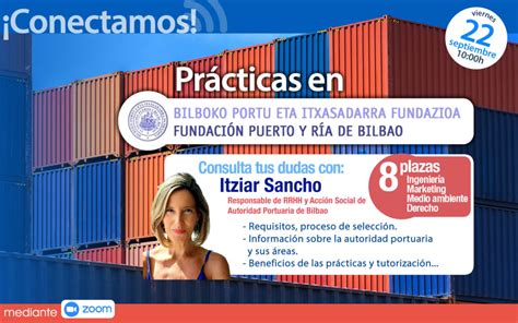 Prácticas Fundación Puerto y Ría de Bilbao Conectamos con Itziar Sancho