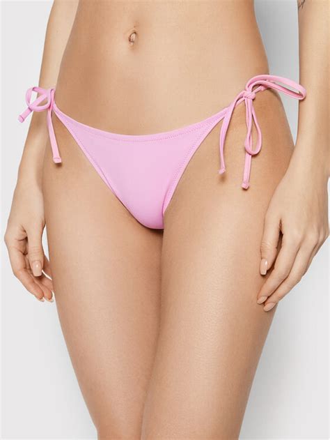 Guess Dół od bikini E02O21 LY00K Fioletowy Modivo pl