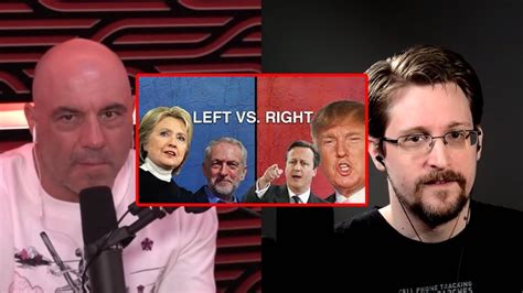 Edward Snowden Left Wing Vs Right Wing Joe Rogan Podcast Youtube