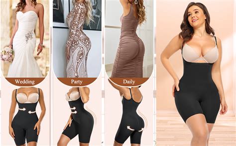 Joyshaper Shapewear Bodysuit For Women Tummy Control Butt Lifter Fajas