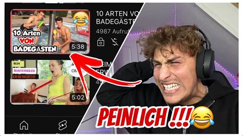 Ich Reagiere Auf Alte Peinliche Videos Highlights Jamootvlive Youtube