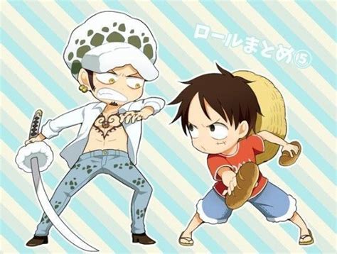 Doujinshis Lawlu Law X Luffy ️ 🌷 67 🌷 Chibi Anime One Piece