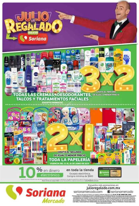 Folleto Julio Regalado 2019 En Soriana Mercado Y Express Del 21 Al 27