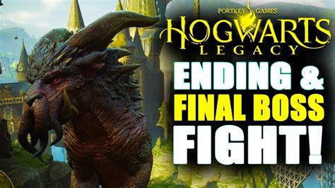 Hogwarts Legacy Final Boss Fight Ending Evil Ending Youtube