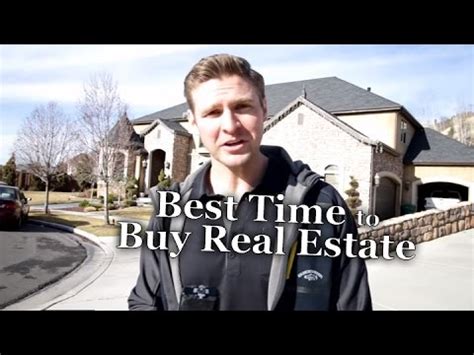 Best Time To Buy Real Estate YouTube