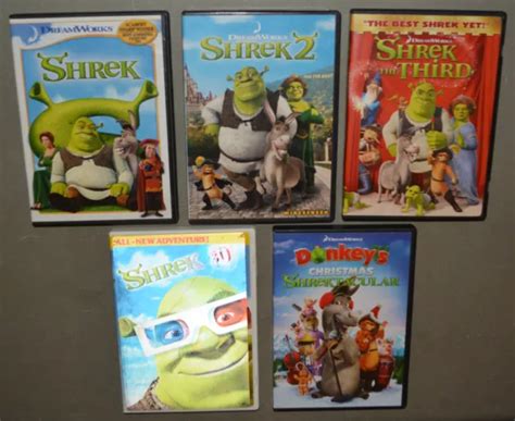 Dreamworks Shrek 1 2 3 Third Christmas Shrektacular F