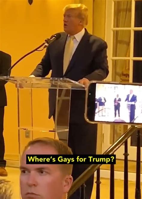 Watch Former US President Donald Trump Tells LGBT Supporter He Doesn T Look Gay Extra Ie
