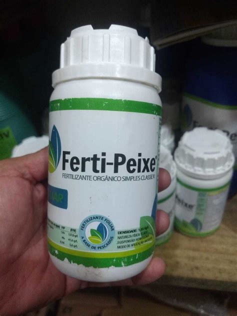 FERTILIZANTE ORGÂNICO CLASSE A VIA FOLIAR 300ml FERTI PEIXE