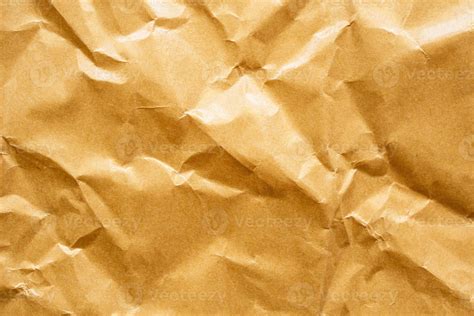 Brown Crumpled Paper Recycled Kraft Sheet Texture Background 12724729