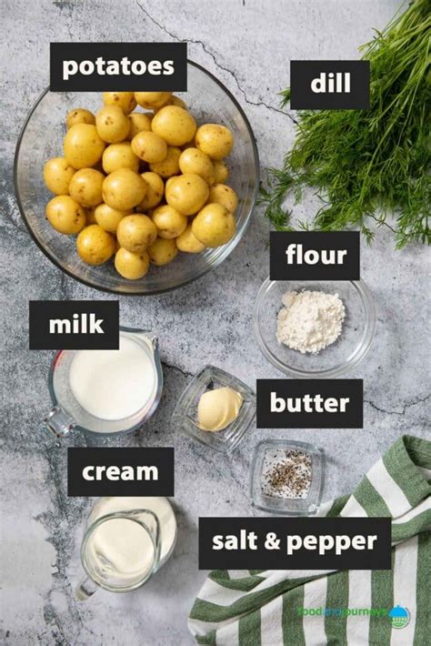 Swedish Dill Potatoes Dill Cream Sauce Food And Journeys®