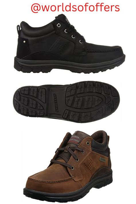 Skechers Men's Segment Melego Leather Chukka Waterproof Boot in 2022 ...