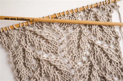 How To Knit Lace Leaf Stitch The Blog Usuk