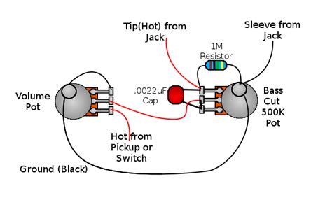 Les Paul Schaltung Mit Nur Einem Volume Regler Musiker Board