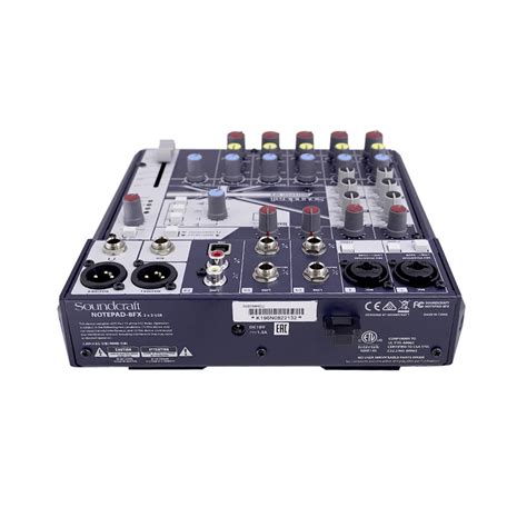 Soundcraft Notepad Fx Con Usb Consola Mezclador Mixer Cristianveas Cl