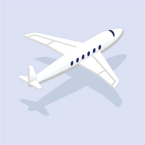 Vector airport isometric composition with isolated 28195762 Vector Art
