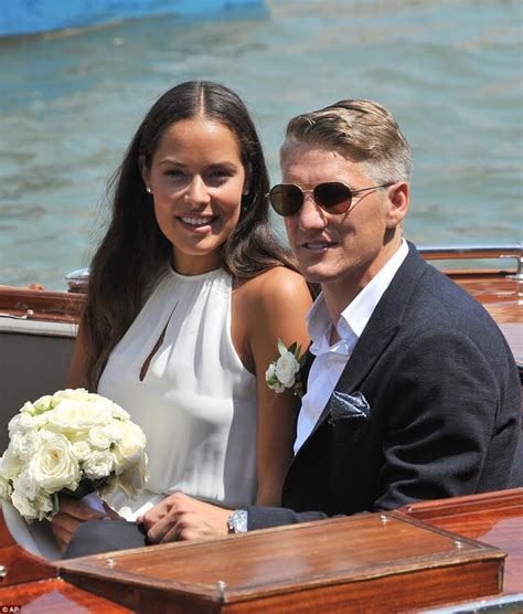 Tennis Star Ana Ivanovic Weds Man Utd Star Bastian Schweinsteiger In