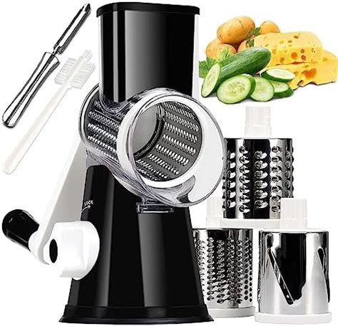 Amazon Rotary Cheese Grater 3 In 1 Multi Functional Mandoline