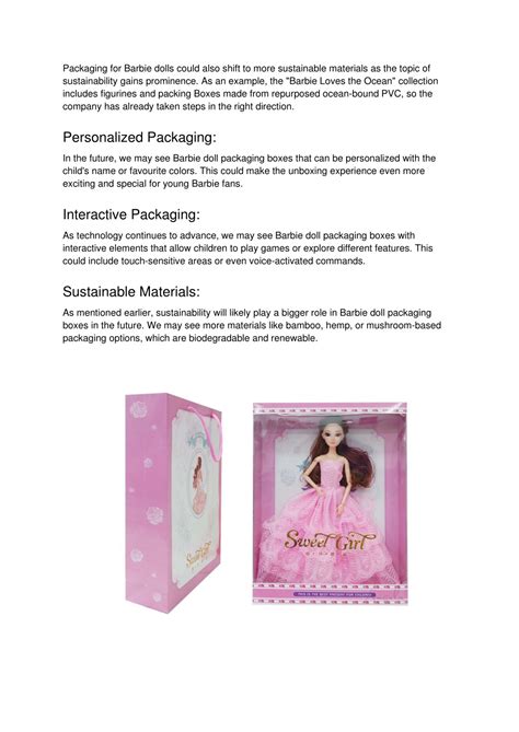 Ppt Barbie Doll Packaging Boxes The Evolution Of An Iconic Design Powerpoint Presentation