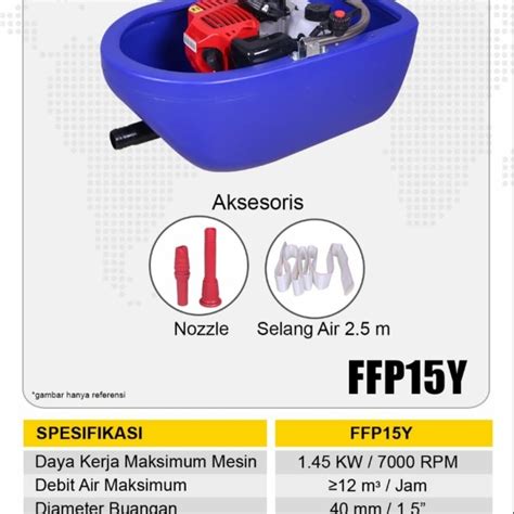 Jual Pompa Air Apung Irigasi FIRMAN FFP15 Floating Pump FFP 15 Y