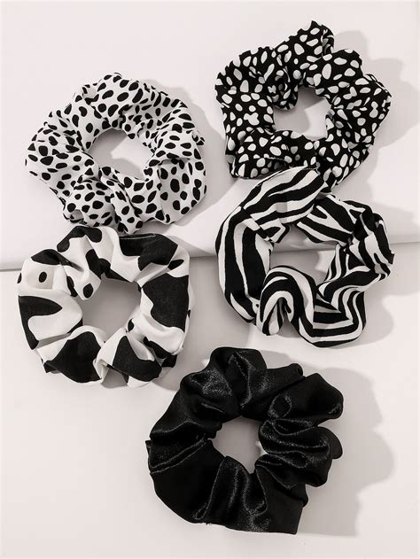 Pe As De Bolinhas Scrunchie Acess Rios Para O Cabelo Diy Grampos