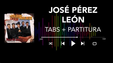 Los Tigres del Norte José Pérez León Bass Cover Tabs Partitura