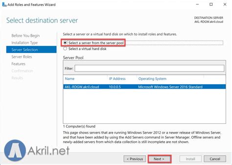 Installation De Remote Desktop Gateway Sur Windows Server 2016 Akril Net