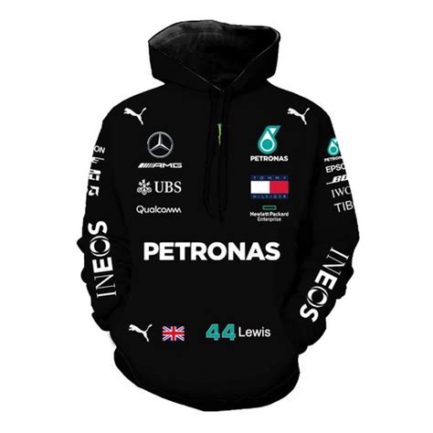 Blusa Moletom Lewis Hamilton Amg Petronas Mercedes Em Promo O