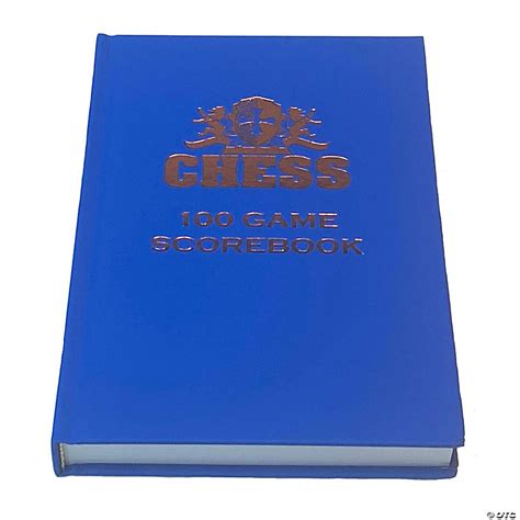 WE Games Hardcover Chess Scorebook Notation Pad Soft Touch