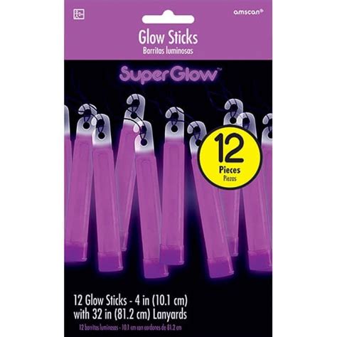 4 Glow Stick Purple