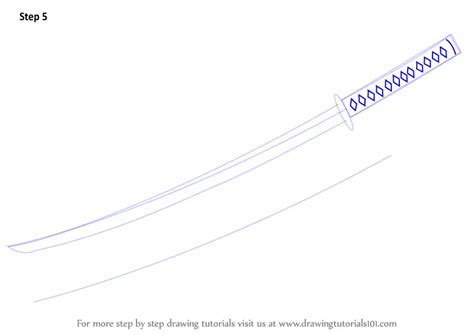 Learn How To Draw A Samurai Sword Swords Step By Step Drawing Tutorials