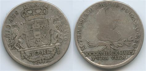 RDR Galizien und Lodomerien Polen Österreich 30 Kreuzer Silber 1773