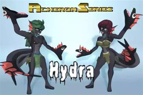D Model Acheron Hydra Nude Vr Ar Low Poly Rigged Cgtrader