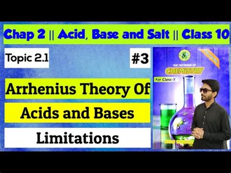 Arrhenius Theory Of Acids And Bases Chal Acid Base Salt Class