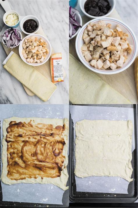 Cpk Inspired Bbq Chicken Puff Pastry Pizza Naive Cook Cooks