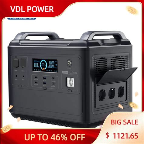 Vdl V V W Power Station Pure Sine Wave Wh Portable