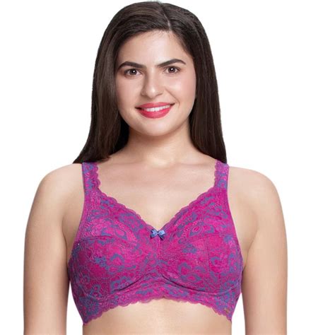 Amante Bra87401 Fiesta Support Non Padded Non Wired Lace Bra