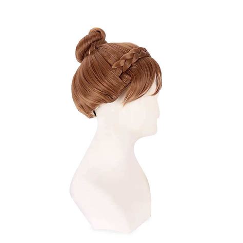 Princess Anna Brown Braid Costume Wigs Adult-Disney Frozen 2 Takerlama