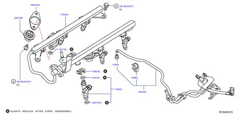 Nissan Frontier King Cab Offroad Clip Connector Fuel Feed Piping