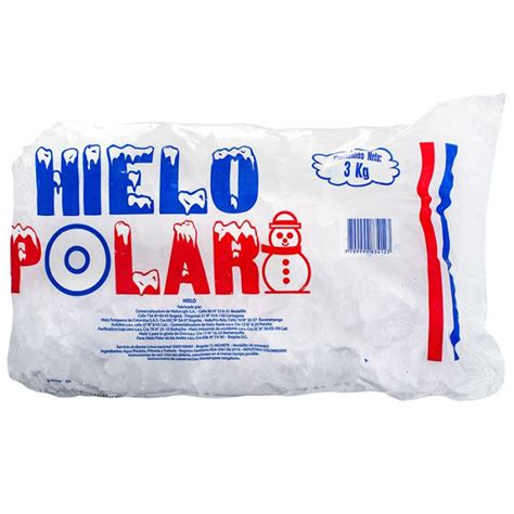 Cubos De Hielo Polar Bolsa X 3000gr La Vaquita