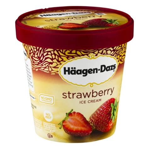 Häagen Dazs Strawberry Ice Cream Hy Vee Aisles Online Grocery Shopping