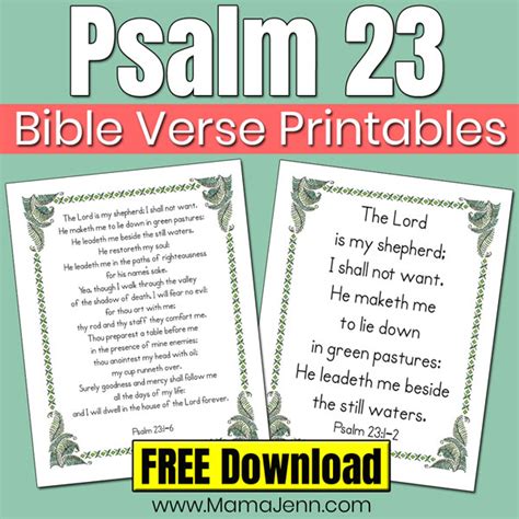 Psalms Bible Study Sheets