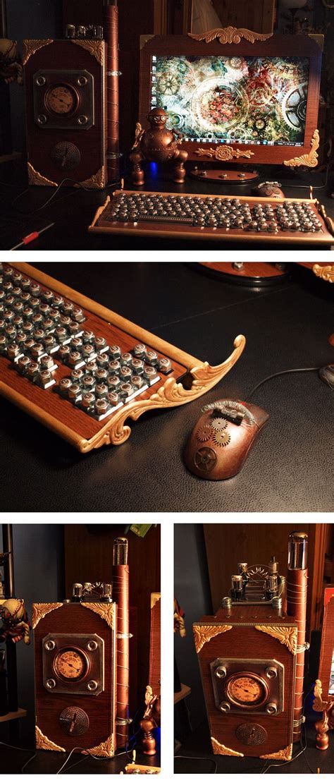 Steampunk Computer Mod By Ajldesign On Deviantart Steampunk Computer