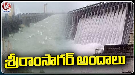 Heavy Inflow To Sri Ram Sagar Project Gates Open For Outflow Of Water