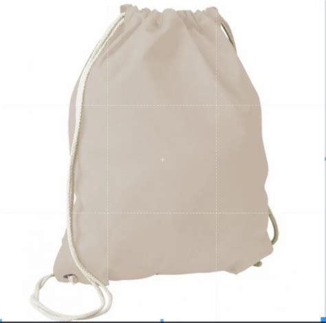 Raj Packaging Off White Plain Cotton Drawstring Bag At Rs 45 In Mumbai