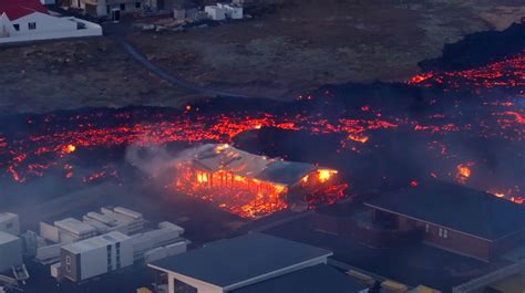 Photos Lava Destroys Homes In Iceland’s Grindavik Volcanoes News Al Jazeera