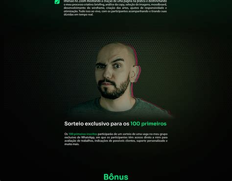 Projeto Landing Page Concurso Othon Ciparoni On Behance