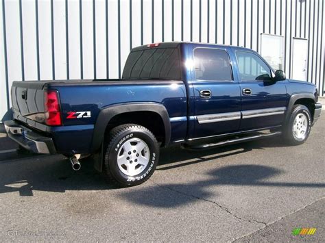 2005 Dark Blue Metallic Chevrolet Silverado 1500 Z71 Crew Cab 4x4