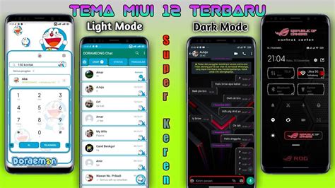 Woww Keren3 Rekomendasi Tema Xiaomi MIUI 12 Tembus Aplikasi Whatsapp