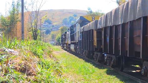 Trem De Carga Geral Vag Es Lonados Carregados De Zinco Em