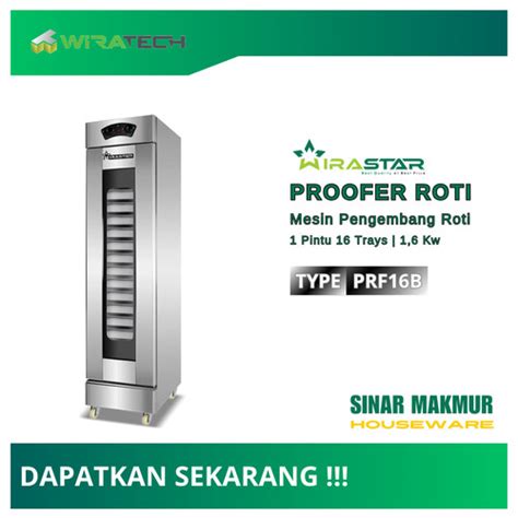 Jual Mesin Pengembang Adonan Proofer 1 Pintu 16 Trays Proofer 2 Pintu